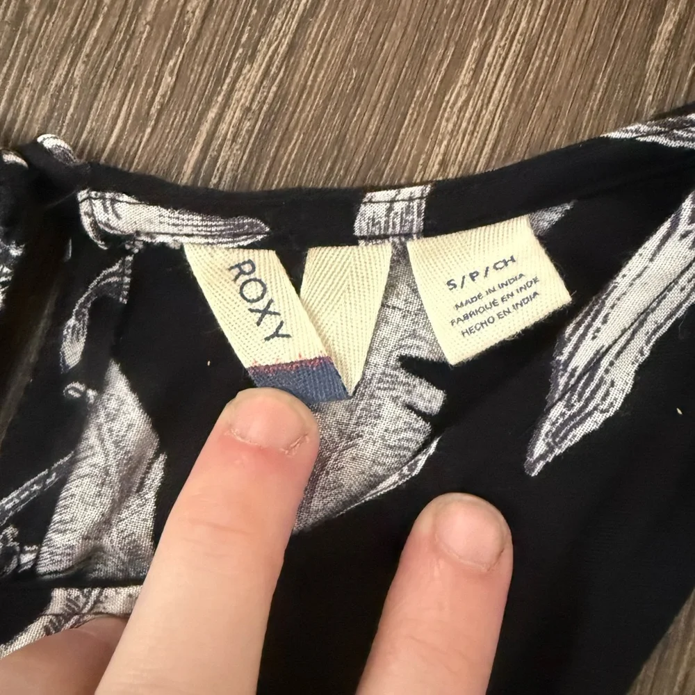 Roxy Black and White Floral Dress - Picture 2 of 2